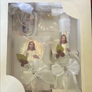 Confirmation Ceremony Set with Jesus Motif